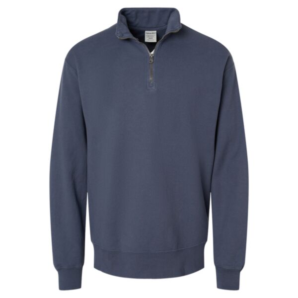 Unisex Garment-Dyed Quarter-Zip Sweatshirt Thumbnail