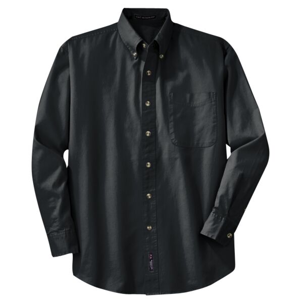 Tall Long Sleeve Twill Shirt Thumbnail