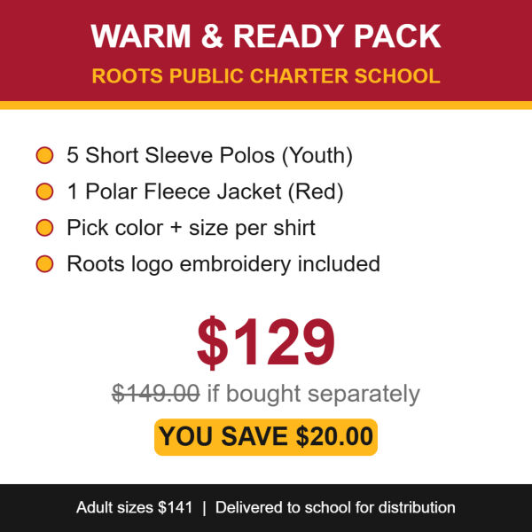 RPCS Warm & Ready Pack (5 Polos + Fleece) Thumbnail